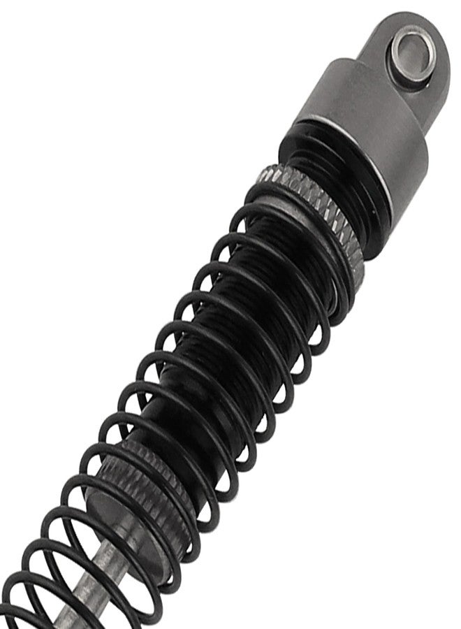 Pothyes 53mm 59mm 66mm 78mm Aluminum Long Threaded Shocks Absorbers Oil Damper for 1/18 RC Crawler TRX4M TRX-4M KUpgrade Parts (66mm-gray) - Image 3